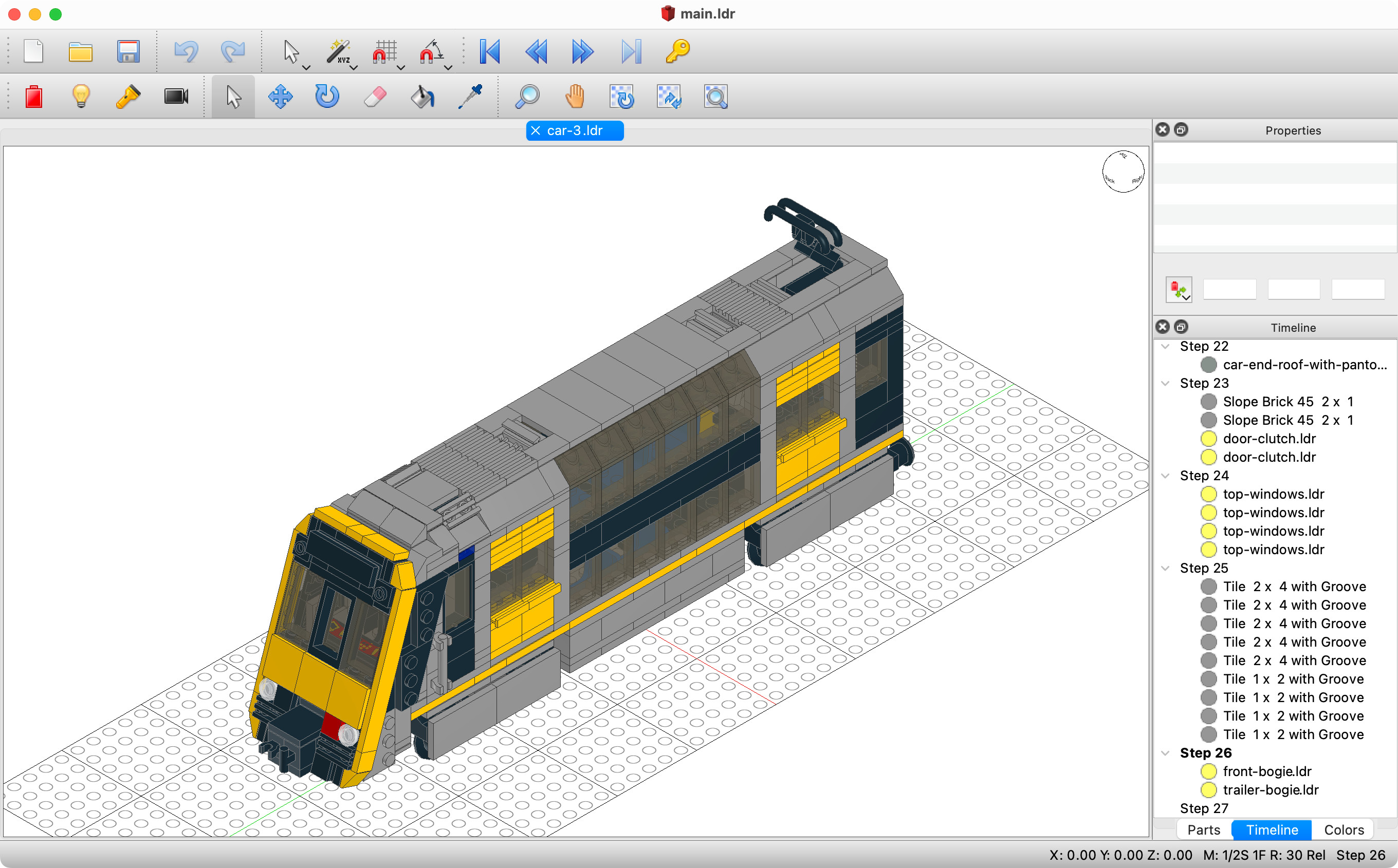 Tangara model screenshot
